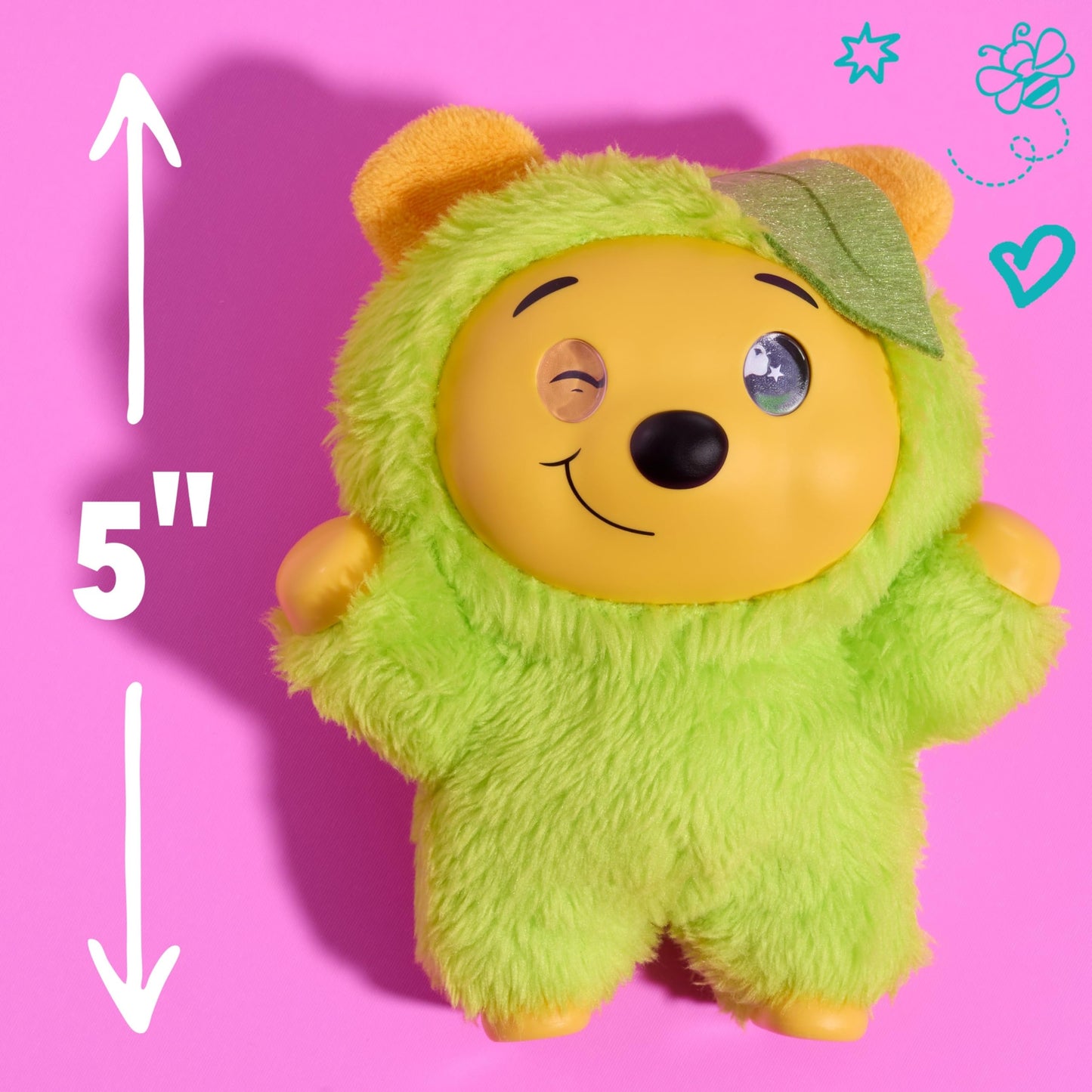 HAPPY HAUL Disney Fresh Picked Blind Box Plush Collectible Toy, Vinyl-Faced Plush Clip-On in Fruit Onesie, 5.25-Inch Stuffed Toy, Short-Run Drop, Ages