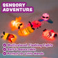 Tub Works® Bugs™ Light Up Bath Toys, 6 Pack | Water-Activated Light Up Toys Flash & Change Color | Easy-Grip Baby Girl & Toddler Bath Toys | Glow Bugs