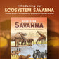 Ecosystem: Savanna - A Family Card Game About Animals on Grassy Woodland of African Savanna - Fun & Educational Ecology Game for Kids & Adults