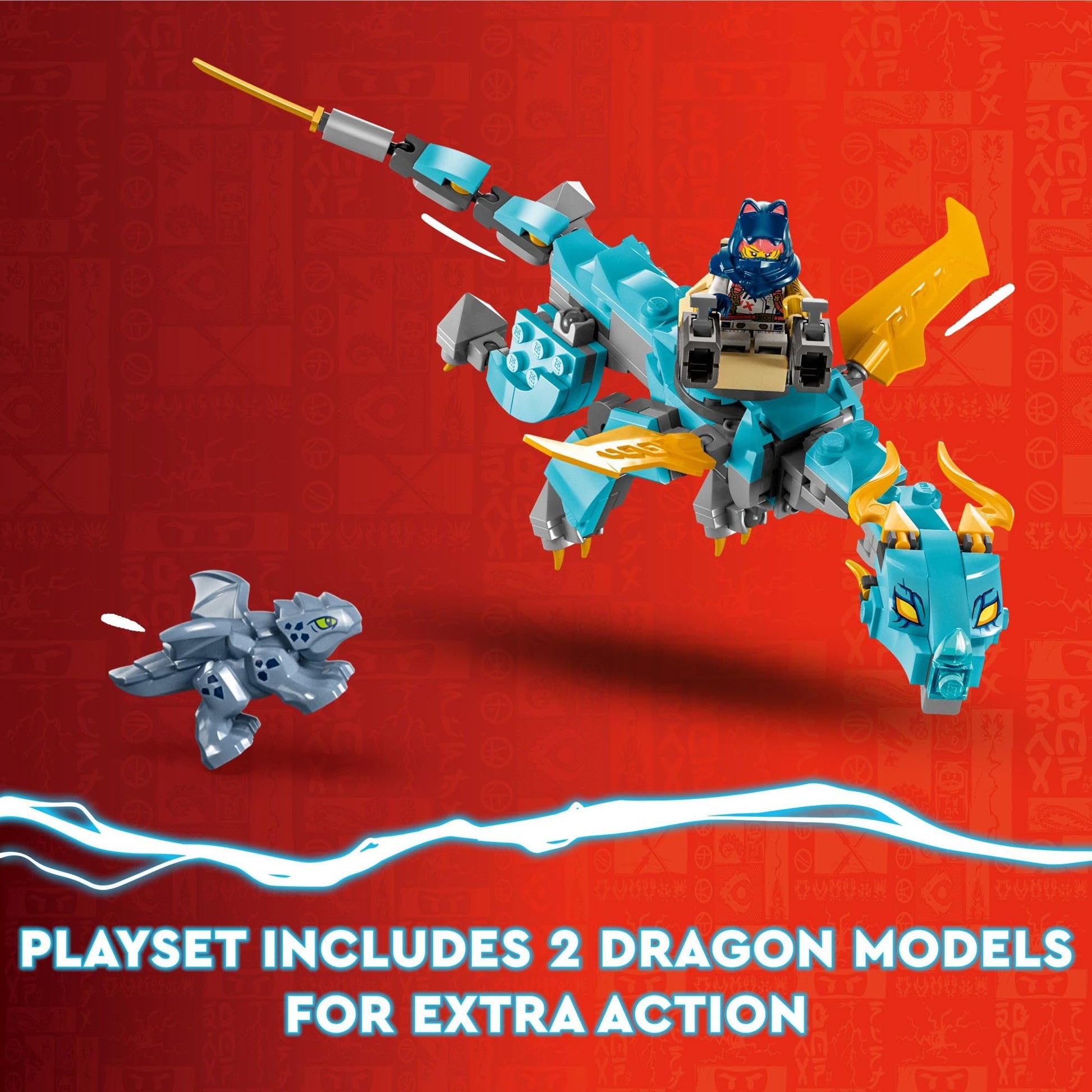 LEGO NINJAGO Destiny’s Bounty - Race Against Time 71797 Building Toy Features a Ninja Airship, 2 Dragons and 6 Minifigures, Gift for Boys and Girls