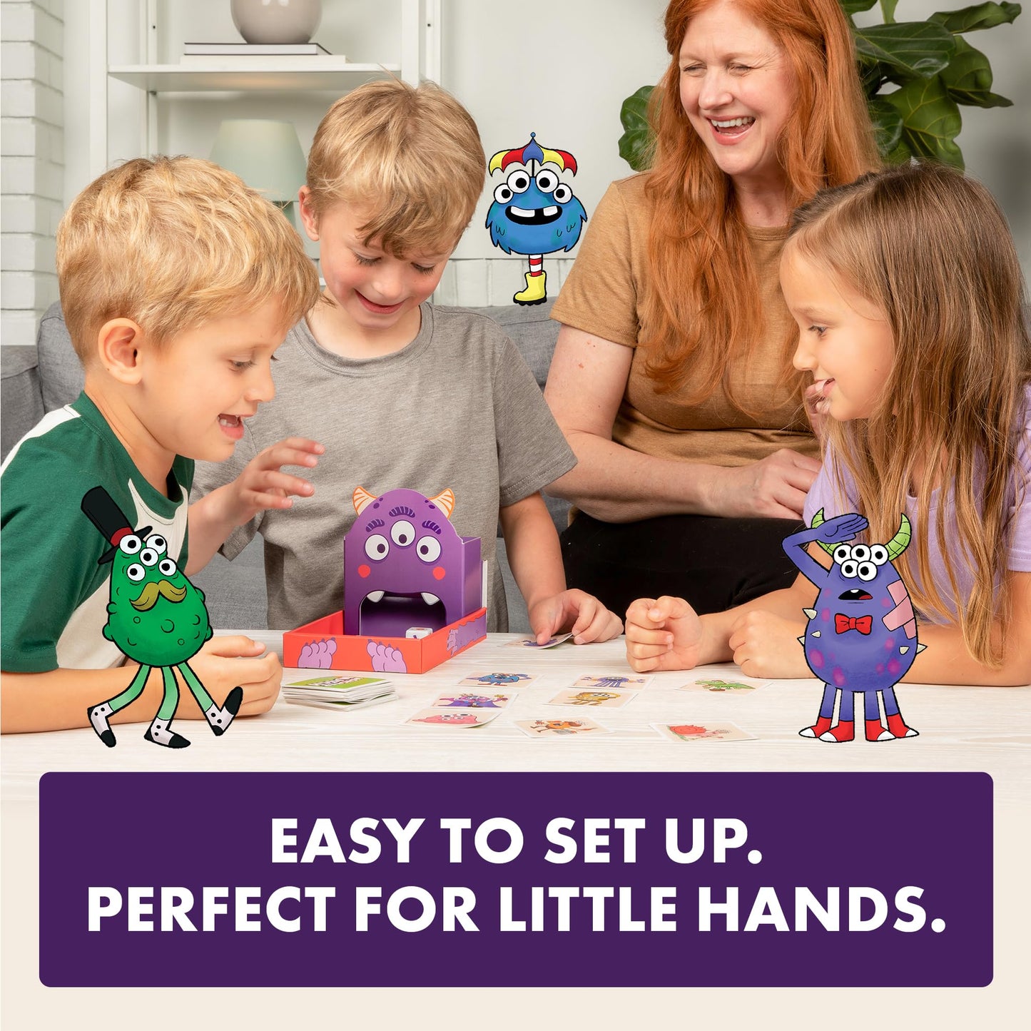 Exploding Kittens Monster Match - Matching Dice Game for Kids Ages 4+- 2-6 Players - Fun Family Game Night-Creative Kids Game