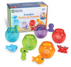 Learning Resources Peekaboo Fishbowl Friends - Counting and Fine Motor Skills, Water and Bathtub Toys, Toddler Games, Preschool Activities, Math