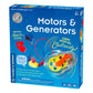 Thames & Kosmos Motors & Generators Science Kit | 25 Guided STEM Experiment Lessons | 48 Page Color Student Guide | Grades 3-6 | Ages 8+ | Play