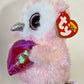 Ty Beanie Boo Whisper the Owl with Heart for Valentines 2026-6"