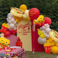 BBQ Party Balloons,5Pcs Food Themed Foil Balloons Hot Dog Hamburger Ketchup French fries Mustard Bottle for Picnic Snacks Baby Shower Birthday Party