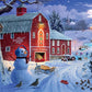 Buffalo Games - Winter Frolic - 500 Piece Christmas Jigsaw Puzzle - Festive Puzzles for Adults - Precision-Cut Pieces, Holiday Artwork, and Hours