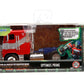 Jada Transformers Rise of The Beast 1:32 Optimus Prime w/Robot On Chassis Die-Cast Car, Toys for Kids and Adults