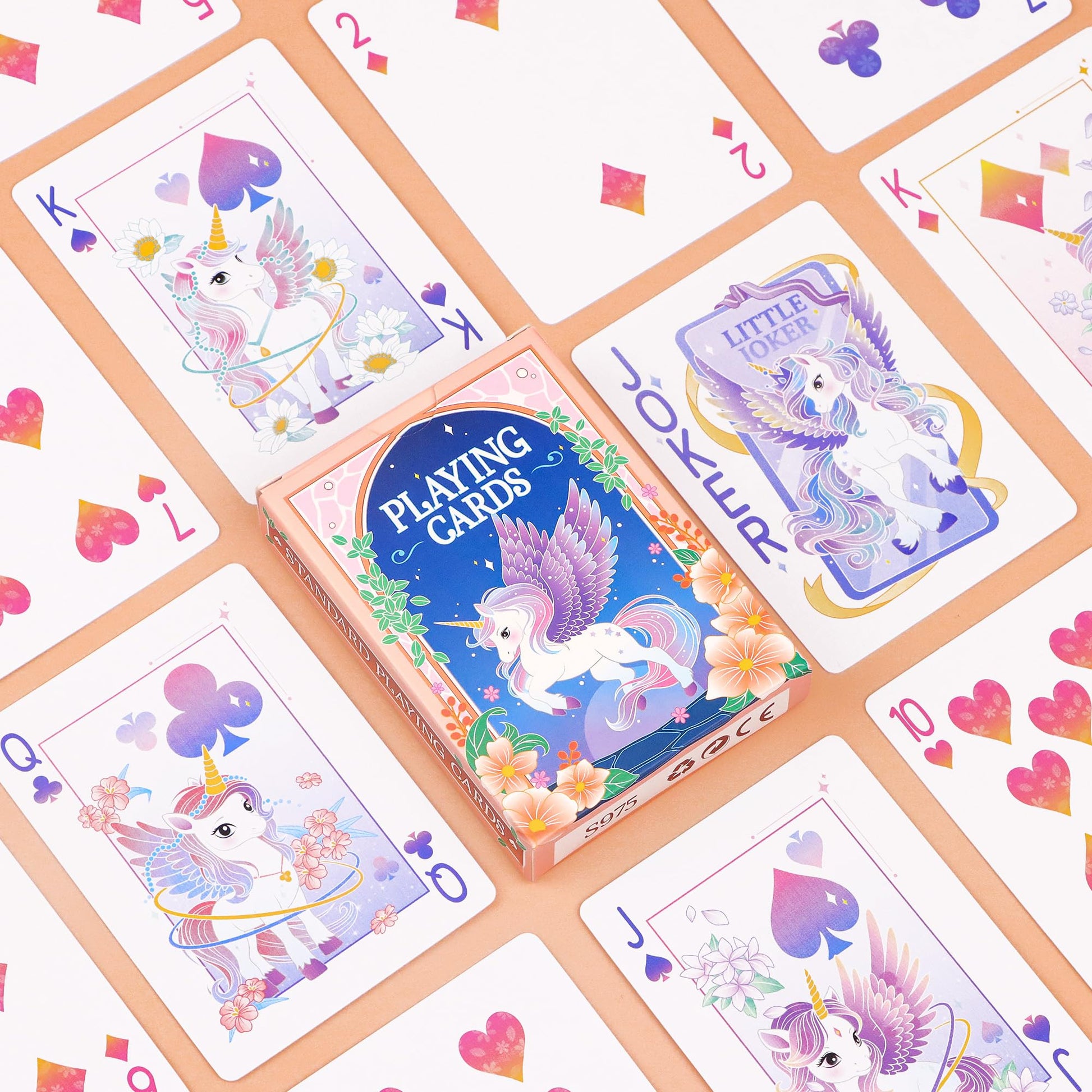 Playing Cards, Unicorn Playing Cards, Deck of Cards, Standard Themed Poker Cards Set for Card Games,Family Game Night,Magic,Blackjack,Themed Party