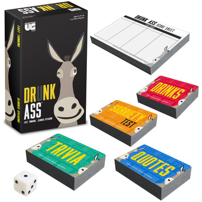 University Games | Drunk Ass Team Trivia Game, for Ages 21 and Up and 4 or More Players