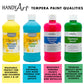 Handy Art Little Masters Tempera Paint, Blue, Gallon 128 oz Bottle, Bright & Mixable, High Opacity, Washable Colors for Classroom, Students, Kids