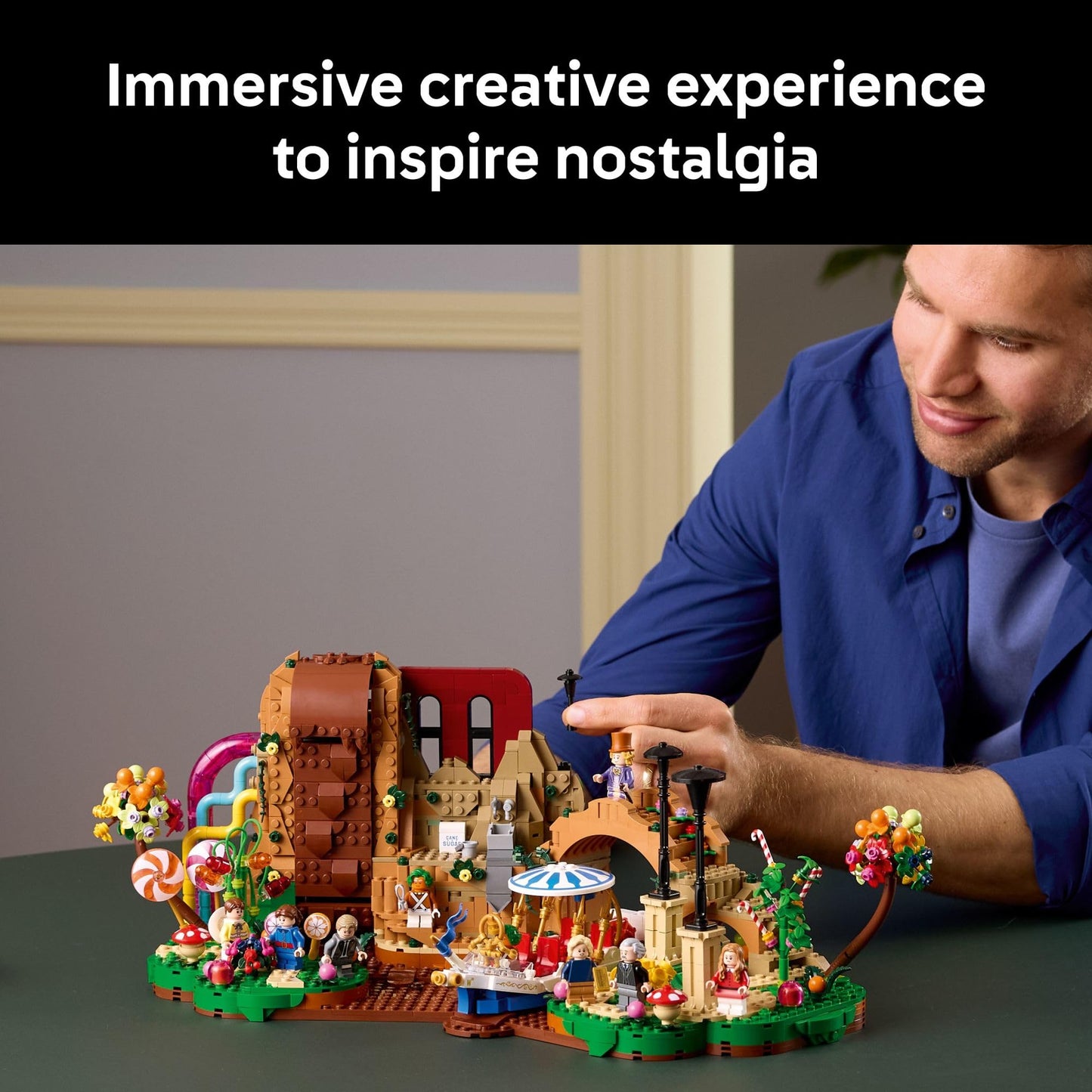 LEGO Ideas - Willy Wonka and The Chocolate Factory (2025 Pieces, 21360)