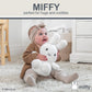 Kids Preferred White Miffy Plush Toy, 12 Inch Sitting Dutch Bunny Plush, Soft Boa Rabbit Bunny Stuffed Animal Plushie Doll for Girls and Boys