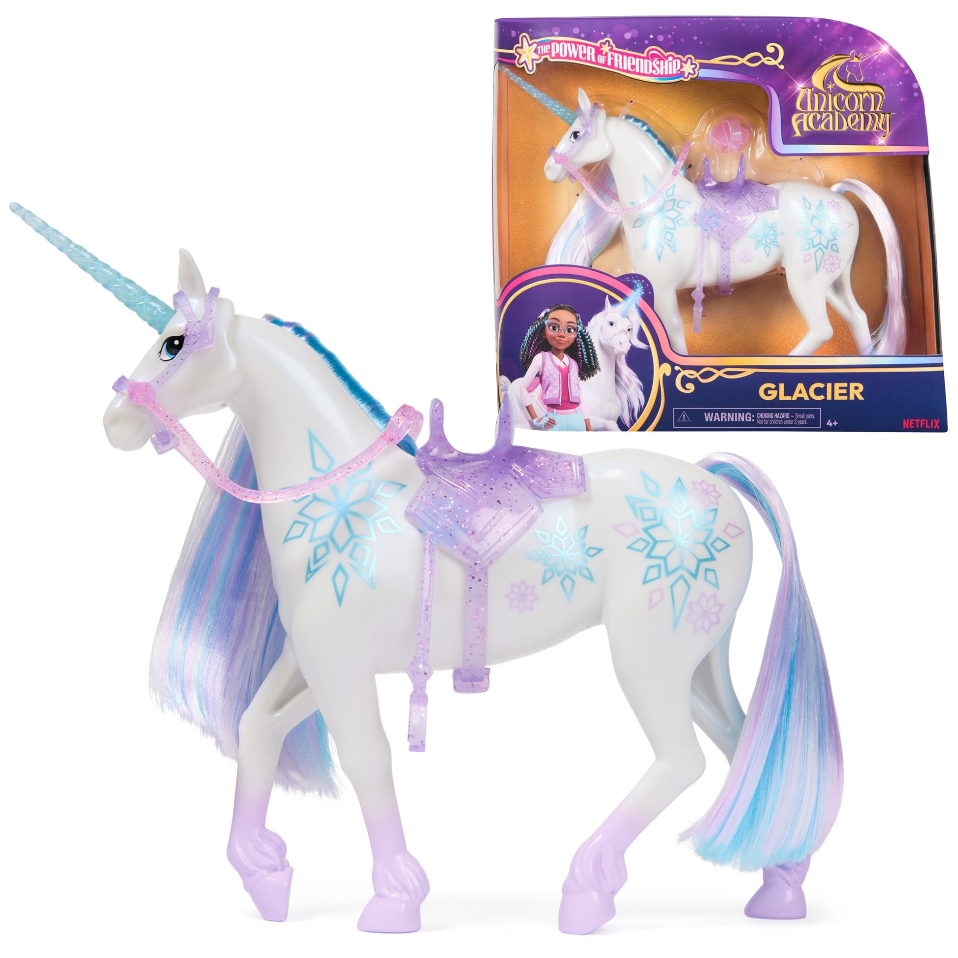 Unicorn Academy 11-inch Glacier Figure, Dolls & Unicorn Toys, Ages 4+