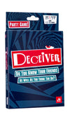 Deceiver: Social Deduction Party Game for Adults & Teens - Bluffing, Strategy & Personal Trivia for Family Game Night - Perfect for College Parties