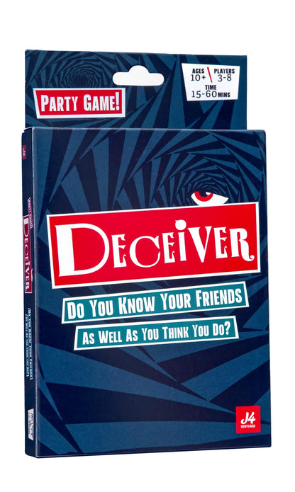 Deceiver: Social Deduction Party Game for Adults & Teens - Bluffing, Strategy & Personal Trivia for Family Game Night - Perfect for College Parties