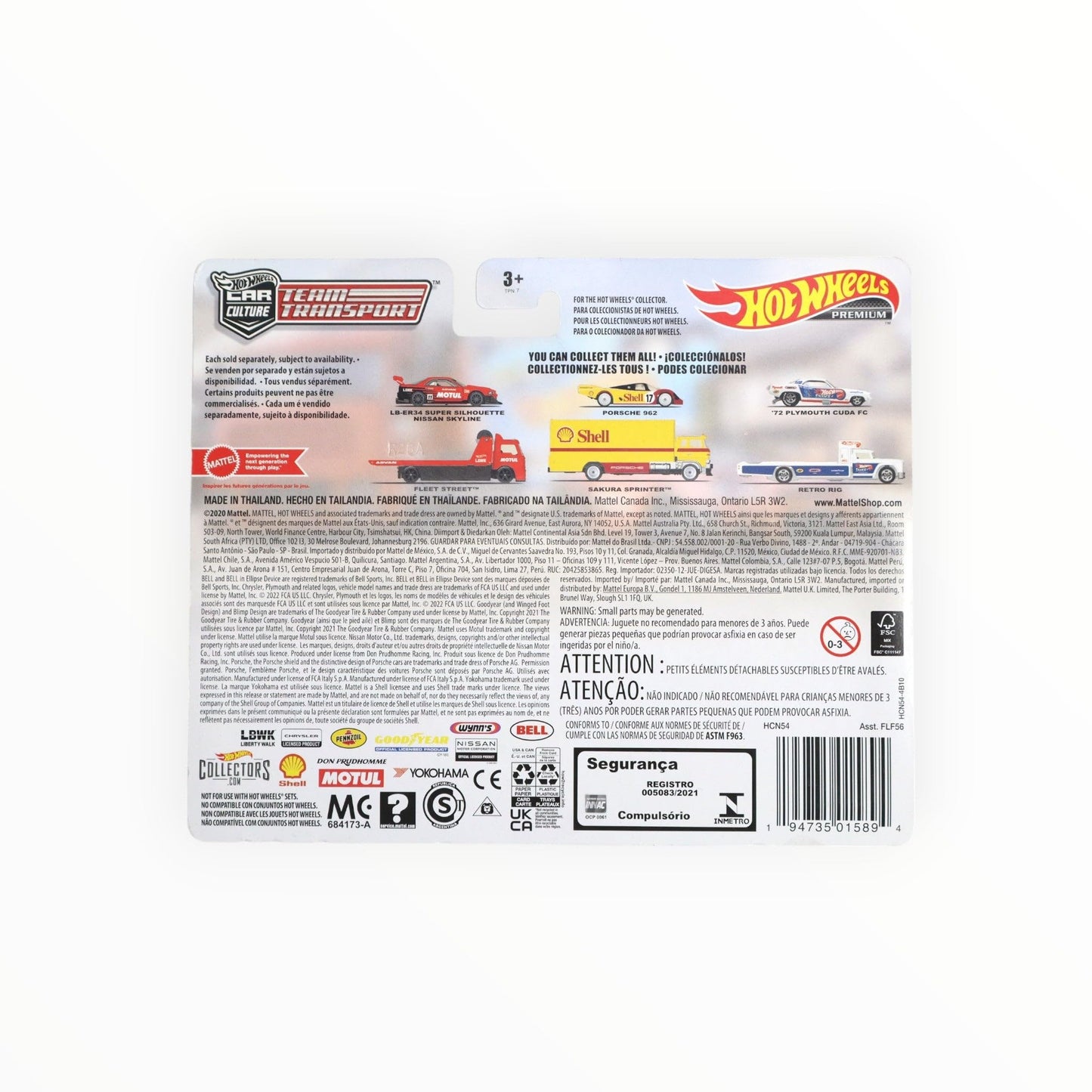 Hot Wheels LB-ER34 Super Silouette Nissan Skyline Fleet Street, Team Transport Nissan Skyline #44
