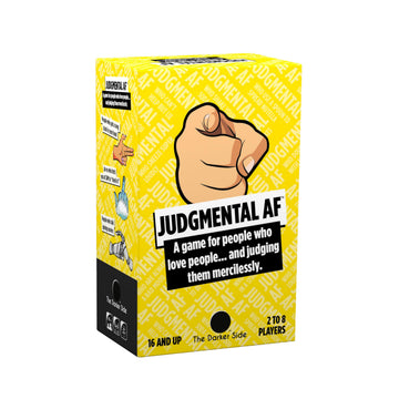 Judgemental AF Adult Party Game, Funny Social Deduction & Guessing Game, Read Your Friends, Judge People, for Game Nights, Parties, Ages 16+, for 2-8