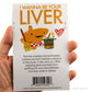 I Heart Guts Love Your Liver Stickers - 15 Liver Stickers - Hilarious Liver Anatomy Vinyl Sticker Set for Medical Students, Nurses, and Transplant