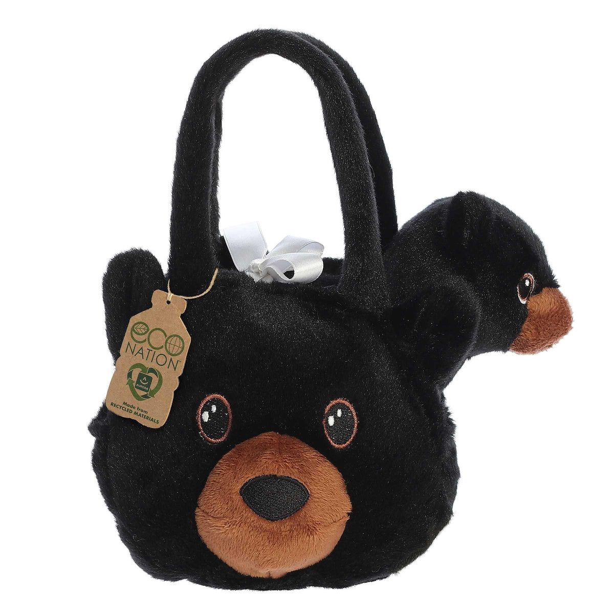 Aurora Eco Nation 6" Black Bear Responsibly Made Stuffed Animal