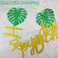 Hawaiian Party Happy Birthday Banner - Hawaiian Party Decoration, Birthday Banner for Luau Party Supplies, and Tropical Party Palm Leaf Decorations
