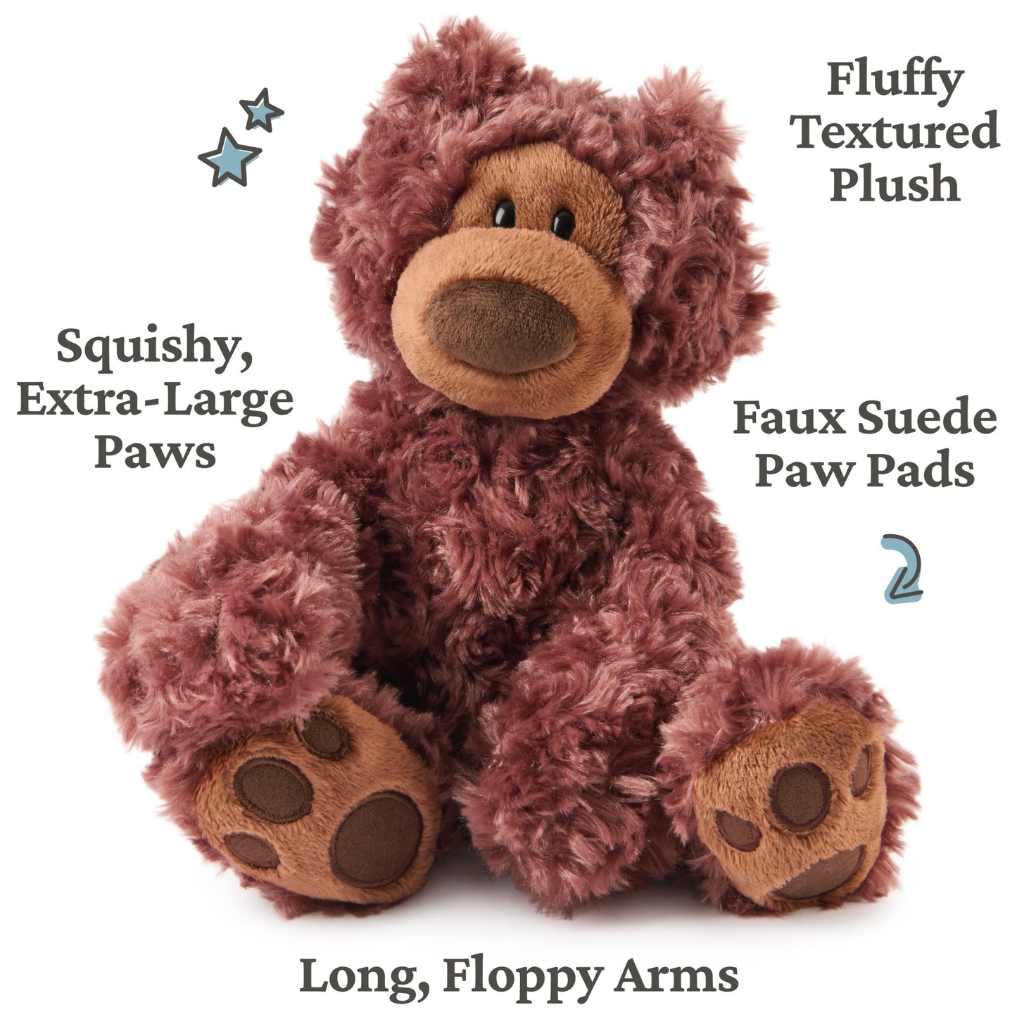GUND Forever Friends Philbin 12-Inch Teddy Bear Plush Toy, Ages 0+