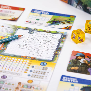 Dinosaur Island Rawr and Write Board Game - Build Your Dino Theme Park! Strategy Game, Fun Family Game for Kids and Adults, Ages 10+, 1-4 Players