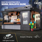 CADA Bricks Coffee Shop Building Set with LED Lighting - 768 Pieces, Detailed Café Model Kit, Compatible with Major Brick Brands, Ages 8+, Gift-Ready