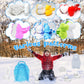 Holady 7 Pcs Snow Toys Set,Snowball Maker Tool and Sand Molds Beach Toys for Kids, Outdoor Winter and Summer Fun Set Toys