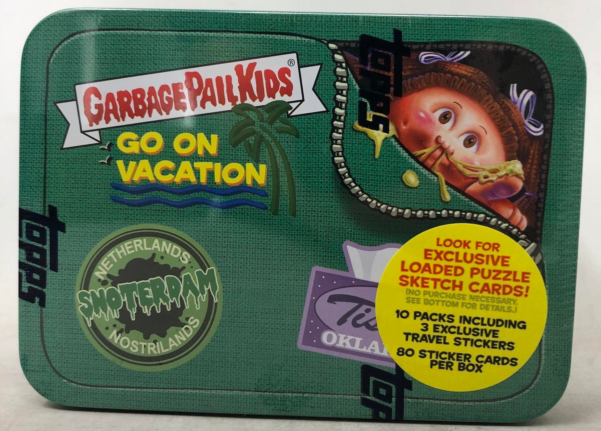 Topps 2023 Garbage Pail Kids Go On Vacation Tin - 1 Tin at Random