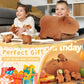Achwishap 5PCS Capybara Plush Family Set, Capybara Stuffed Animal with Mommy & 4 Babies, 18” Soft Huggable Plushie Cute Pillow Toys Decor, Birthday