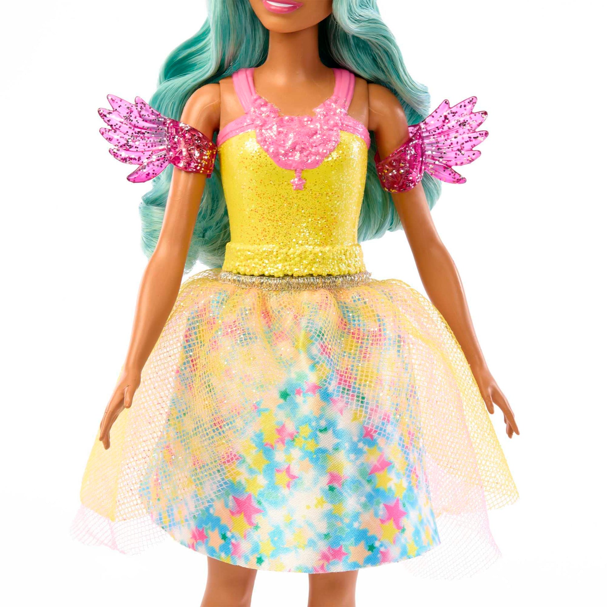 Barbie A Touch of Magic Fashion Doll, Teresa with Fantasy Outfit & Colorful Hair with Comb & Pet Accessories