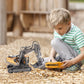 PREPOP Remote Control Excavator Toy for 6-12 yr Boys, Best Birthday Gifts for Kids 4-7 8 9 10 11 Year Old, RC Construction Toys with Metal Shovel