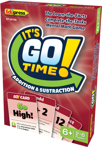 Teacher Created Resources It’s GO Time! Game: Addition & Subtraction (EP66108)