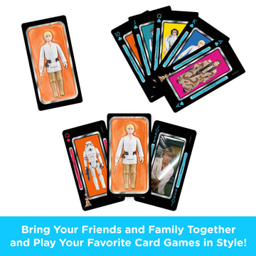AQUARIUS Star Wars Luke Skywalker Premium Playing Cards - Luke Skywalker Themed Deck of Cards for Your Favorite Card Games - Officially Licensed Star