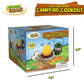 Nature Bound Kids Camping Playset - Light-Up Campfire Toy Set for Indoor and Outdoor Adventures - Pretend S’Mores, Lantern, and Camping Accessories