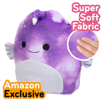 Squishmallows Official Jazwares 10-Inch Crab, Fish & Turtle 3-Pack Plush Set - Soft Jumbo Stuffed Animal Bundle - Collectible Ocean Animal Plush Toys