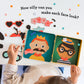 Petit Collage Funny Face Magnetic Travel Play Set - Fun Game for Families, Ideal for 2-4 Players, Ages 4+ - Travel Game for Kids with Handy Portable