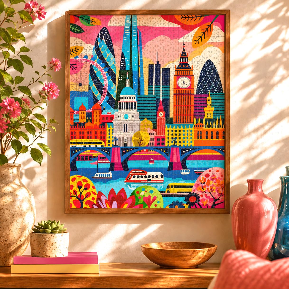 Cross & Glory | 1000 Piece Jigsaw Puzzles for Adults | Colourful London