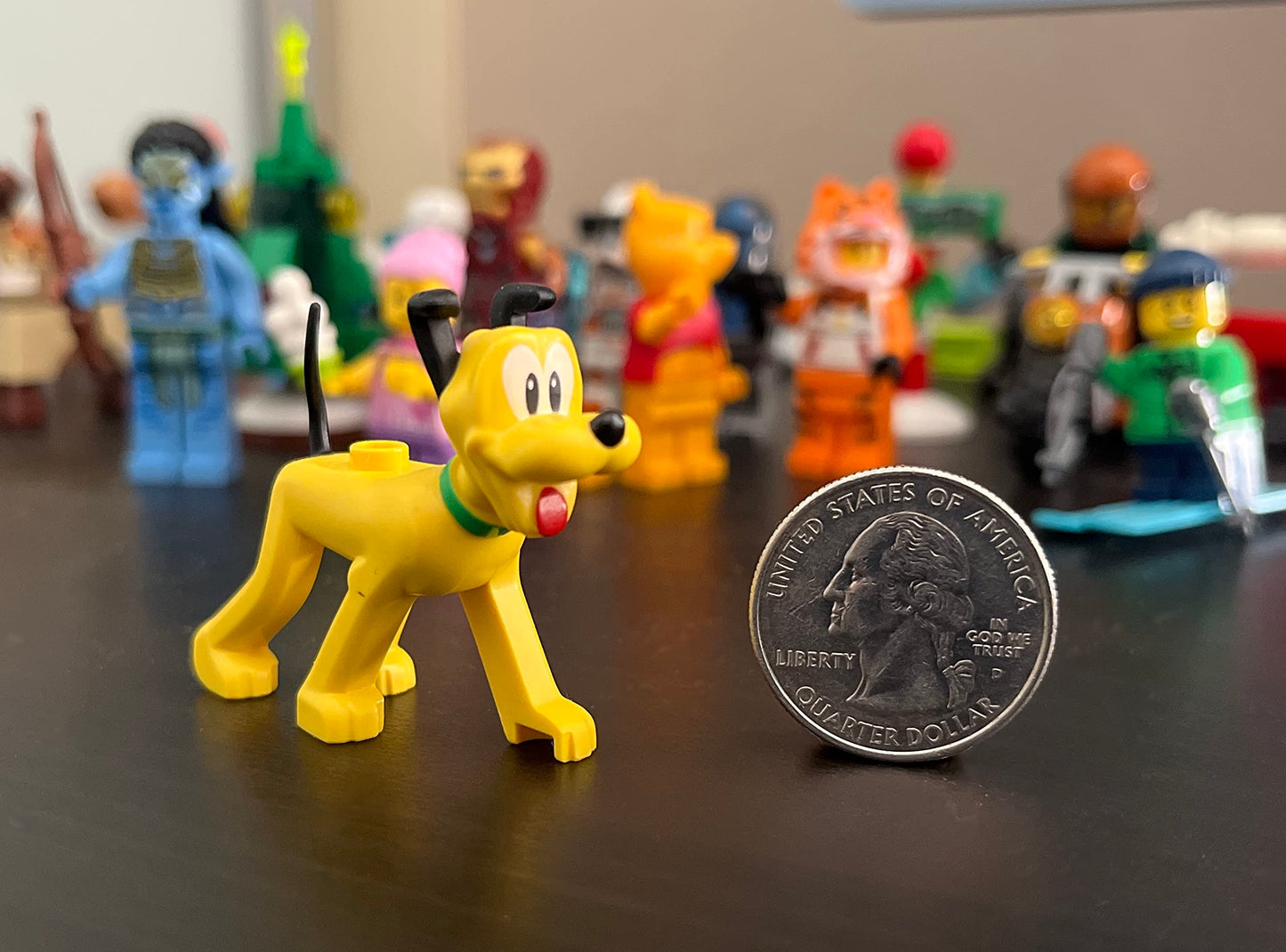 LEGO Disney Mickey and Friends Minifigure - Pluto The Dog (with Green Collar) Very Cute 10777 10776
