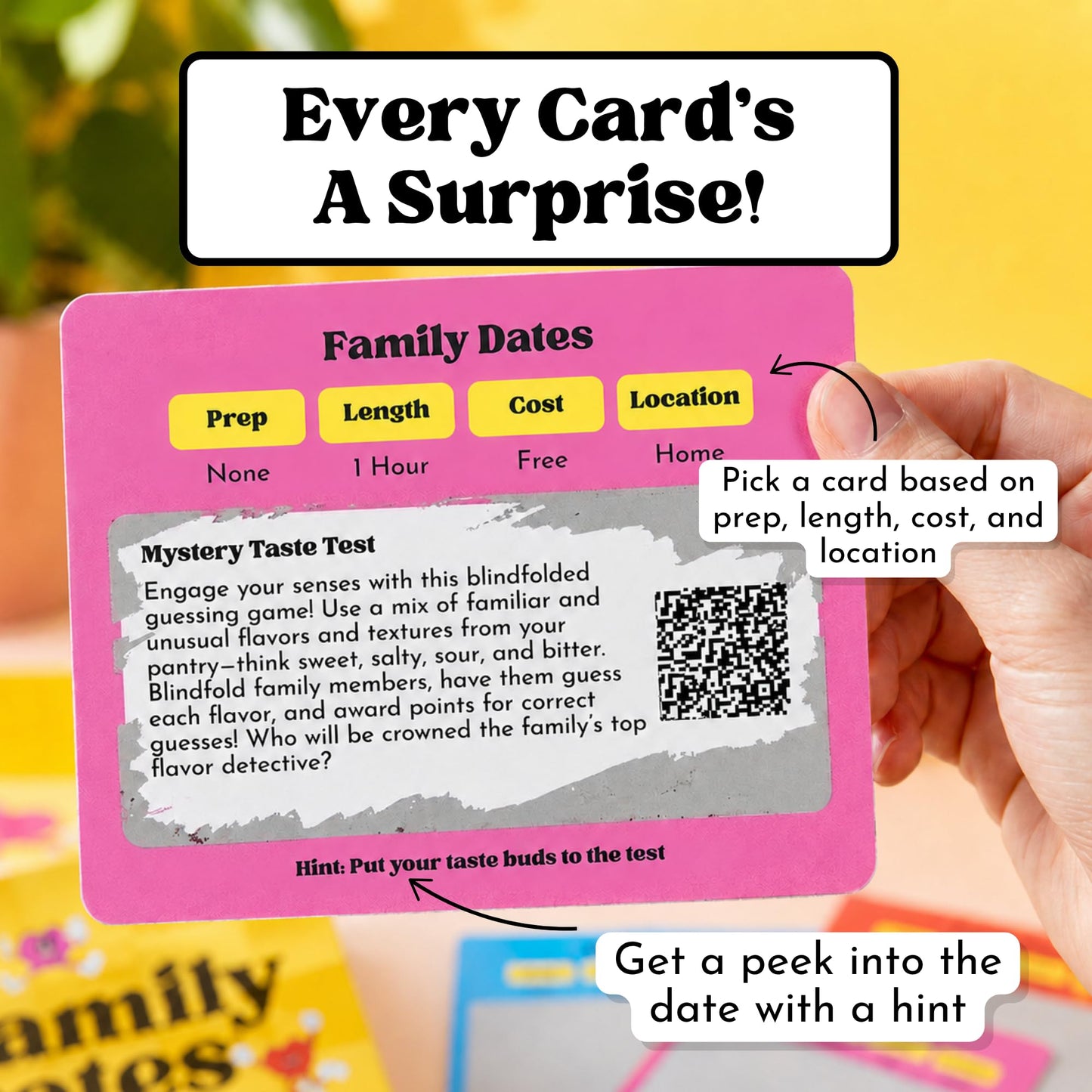Happy Duo Family Dates 40 Scratch Off Cards - Summer Activities for Kids & Tween from Kids - Family Games for All Ages