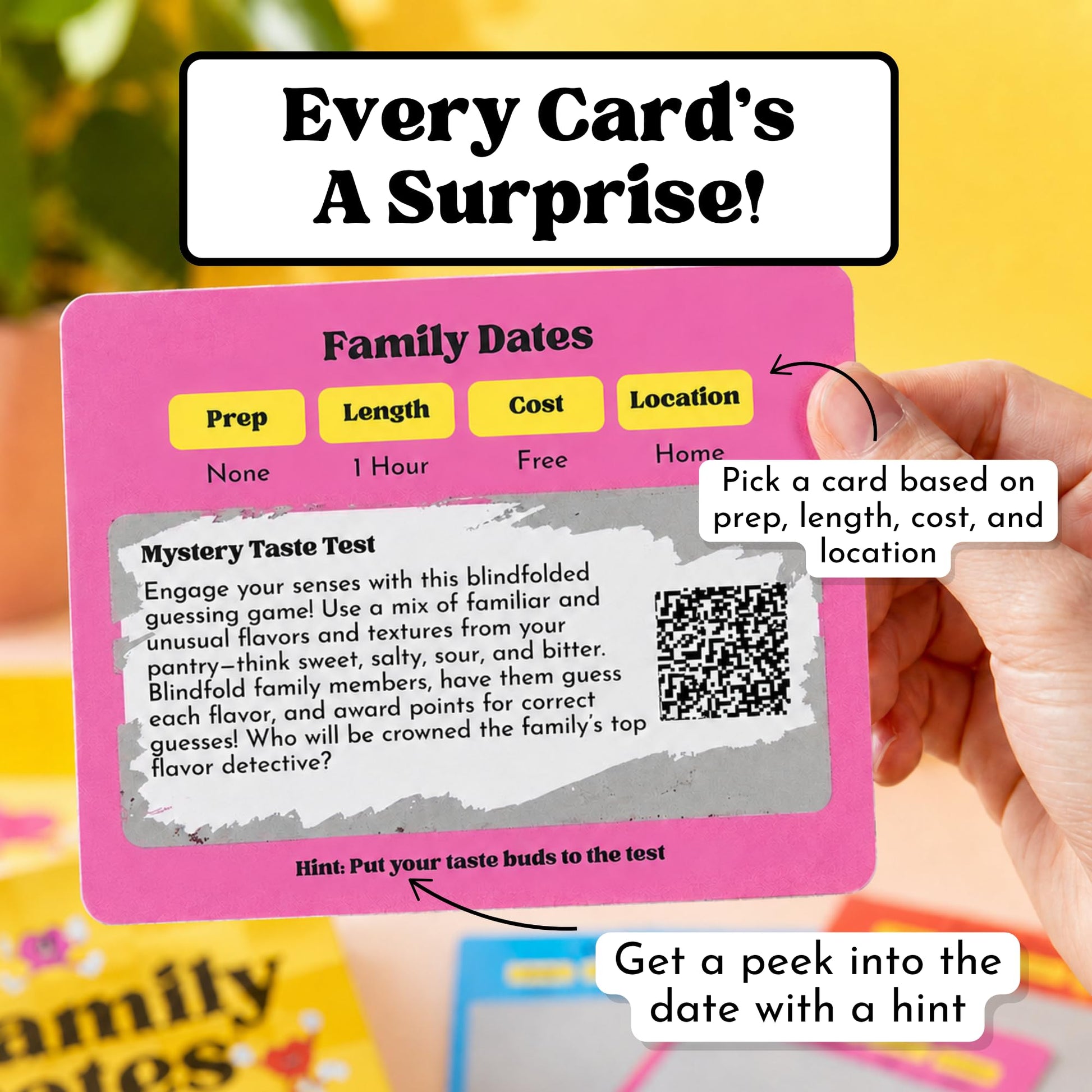 Happy Duo Family Dates 40 Scratch Off Cards - Summer Activities for Kids & Tween from Kids - Family Games for All Ages