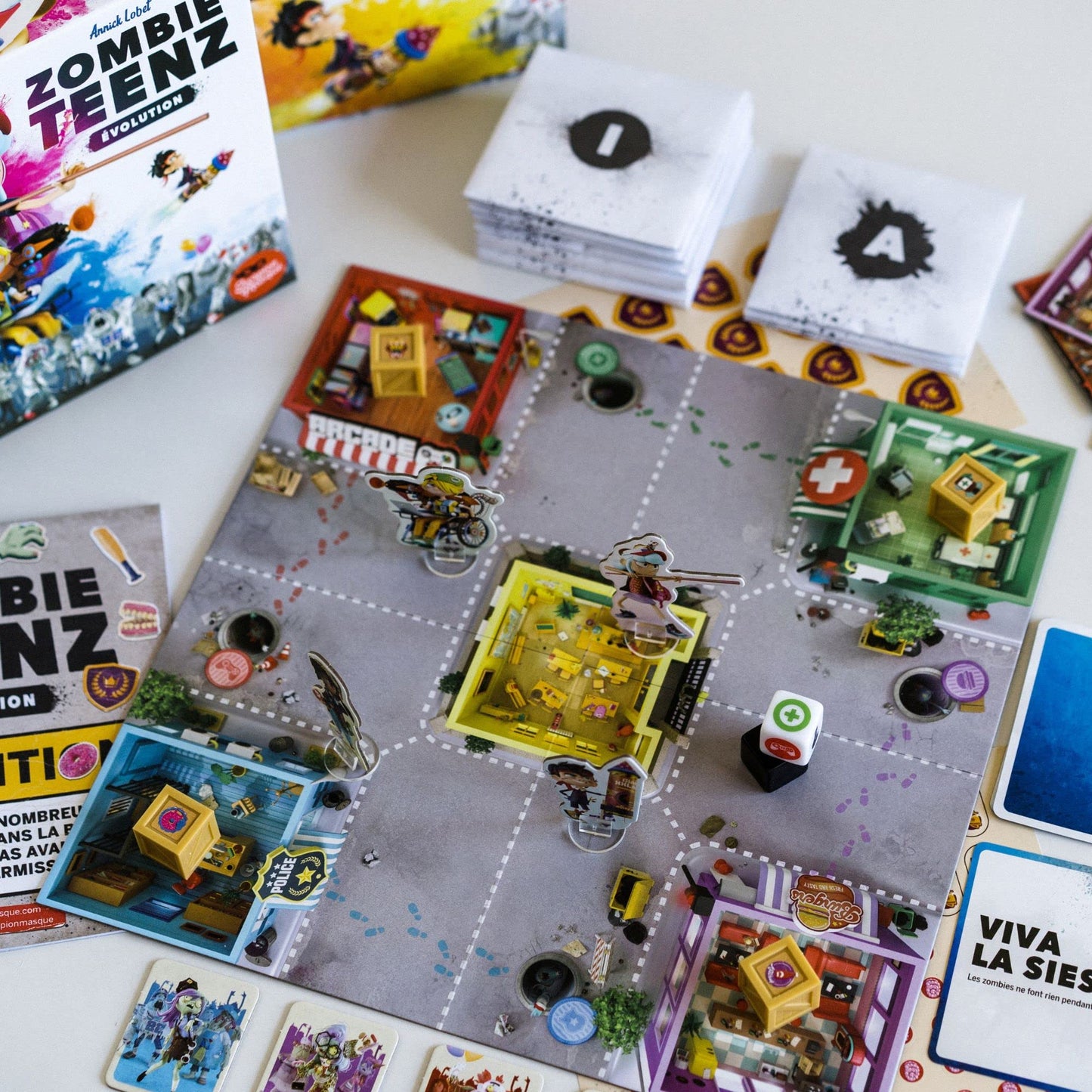 Scorpion Masqué Zombie Teenz Evolution | Sequel to the #1 Kids Game on BoardGameGeek | Cooperative Game for Kids and Families | Ages 8+ | 2 to 4