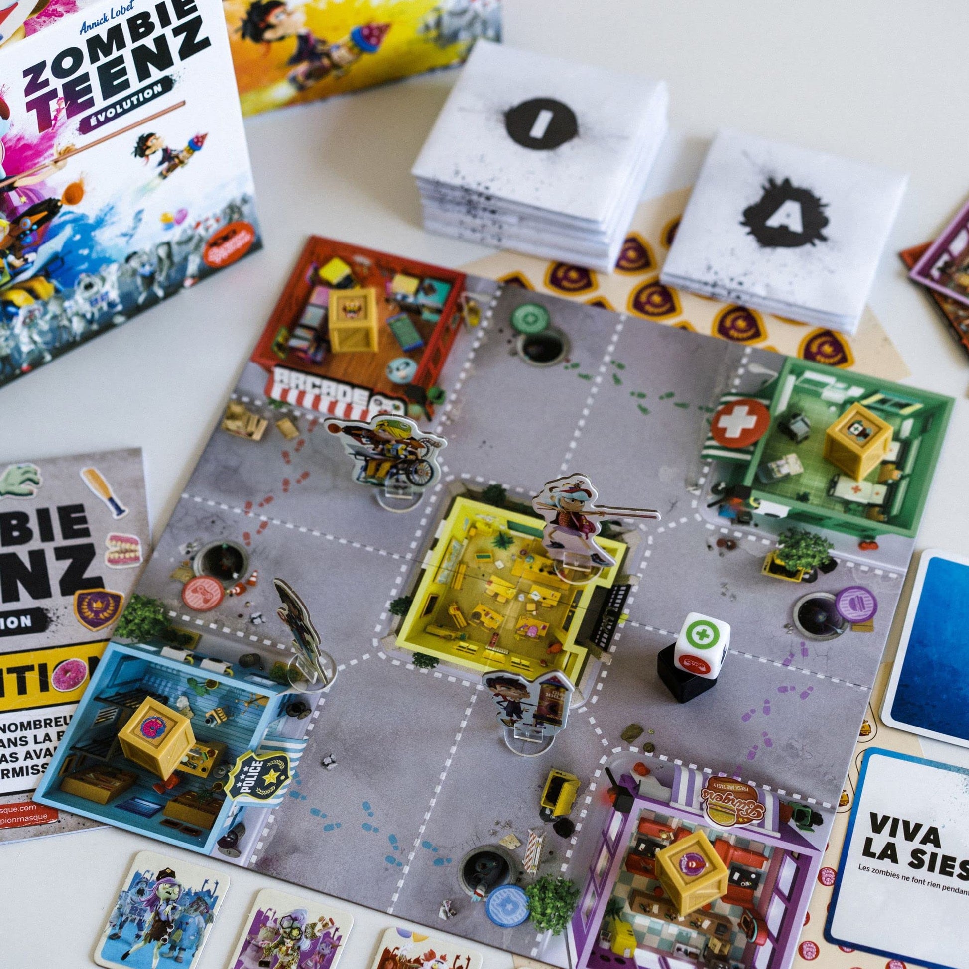 Scorpion Masqué Zombie Teenz Evolution | Sequel to the #1 Kids Game on BoardGameGeek | Cooperative Game for Kids and Families | Ages 8+ | 2 to 4
