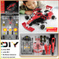 Voltz Toys Licensed Ferrari F1 SF1000 RC Car Building Kit, 1/16 Scale Supercar Assembly Set with Remote Controller, Licensed Model, 65 Pieces, STEM