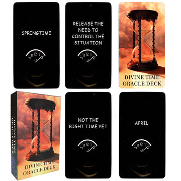 soulme Time Oracle Cards DeckTime Oracle Cards Deck, Divine Timing Oracle Cards, Oracle Cards for Beginners