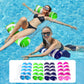 4 Pack Upgrated XL Water Pool Floats, 4-in-1 (Hammock, Saddle, Lounge Chair, Drifter) Multi-Purpose Water Pool Float, Non-Stick PVC Material.