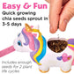 Creativity for Kids Unicorn Self-Watering Plant Pet, Unicorn Crafts for Girls, Summer Activities for Kids, DIY Garden Craft Kit (Ages 6+)