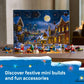 LEGO City Advent Calendar 2025 Kids Toy - Holiday Countdown Playset W/Santa & Mrs. Claus Minifigures for Boys & Girls, Ages 5+ - 24 Buildable