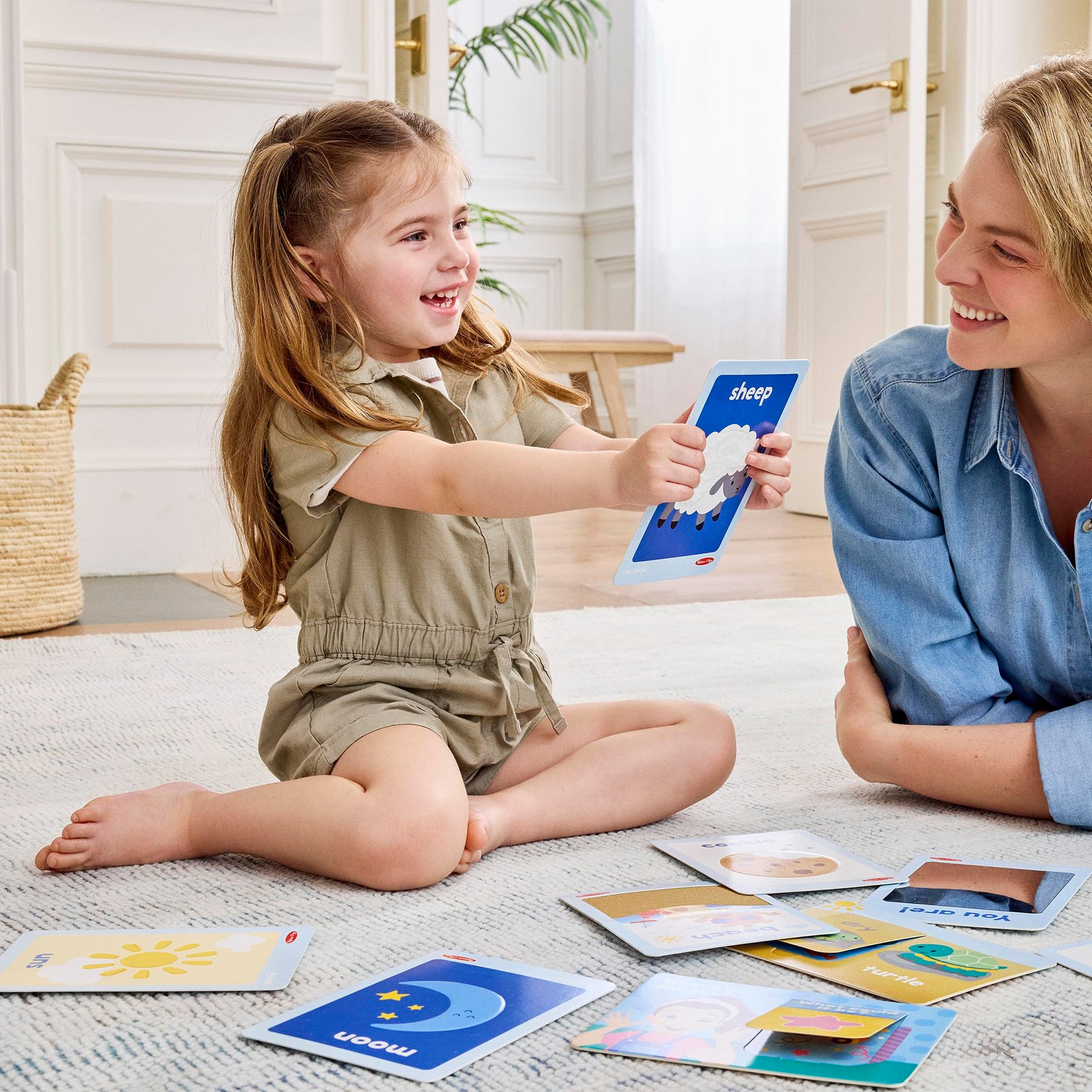 Melissa & Doug Ms. Rachel First Words Textured Sensory Flashcards