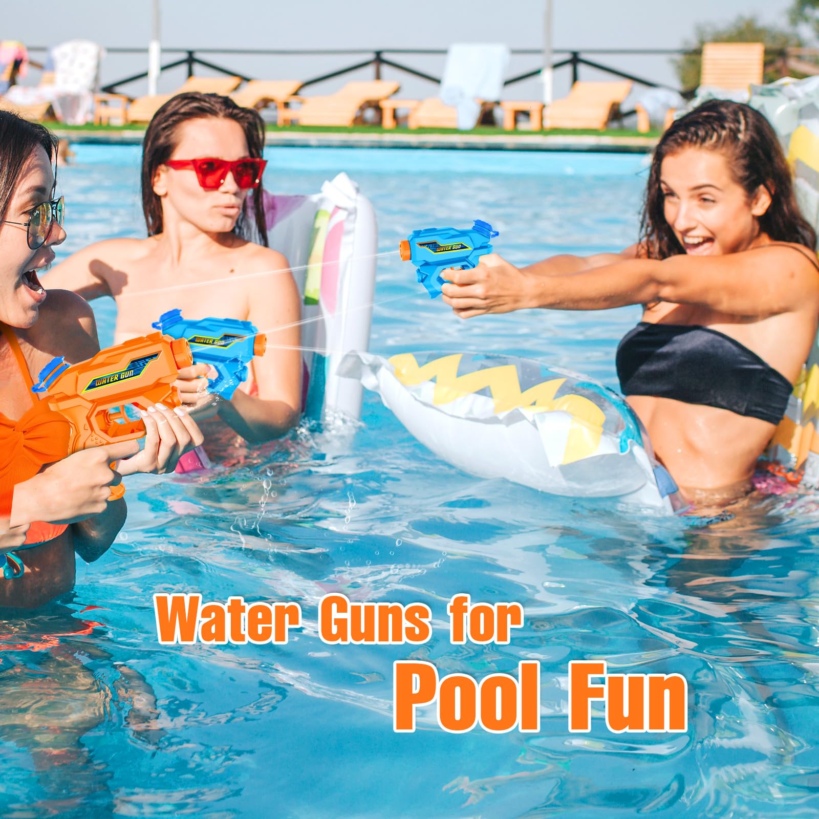 Water Guns for Kids, Squirt Guns Mini Water Gun Pistol Small Water Blaster for Boys Girls Toddlers, Summer Toys for Outdoor Swimming Pool Beach Water